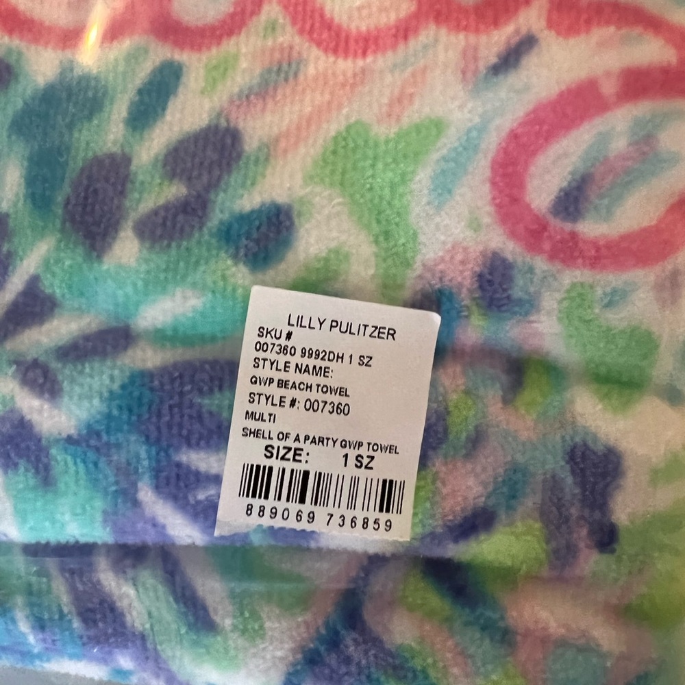 Lilly Pulitzer beach towel